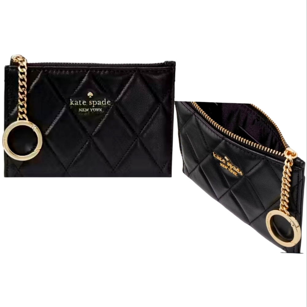 KATE SPADE ♠️ Carey Small Card Holder in Black NEW